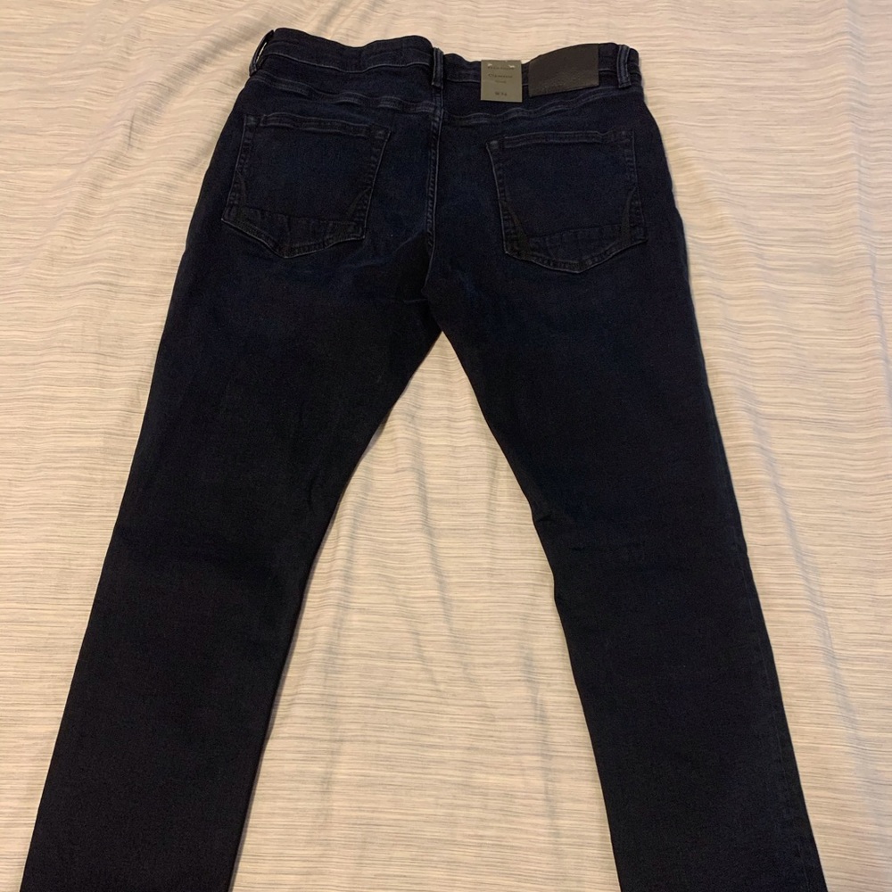 🔥🔥🔥All saints cigarette skinny black/blue jeans - Picture 2 of 5